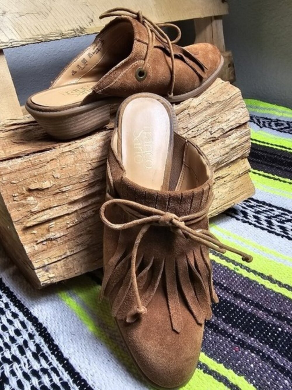 Franco Sarto Ranita Fringe Moccasin - Picture 3 of 4